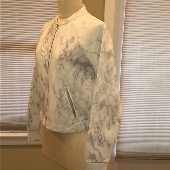 Eleven Paris Ichi x Tira Marble Print Bomber - Picture 3 of 8